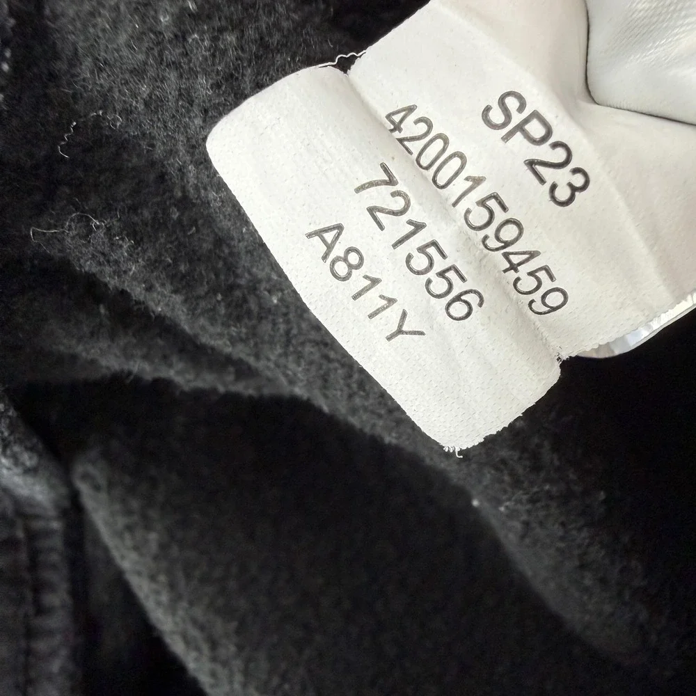 The North Face Sweat Shorts Mens Medium Black 6 Inseam Fleece Drawstring Pockets